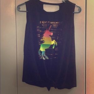 Girls Unicorn tank top